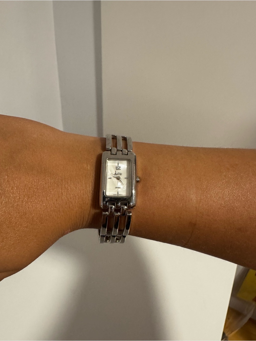 Silver Rectangular Sport Watch - Picture 2 of 5